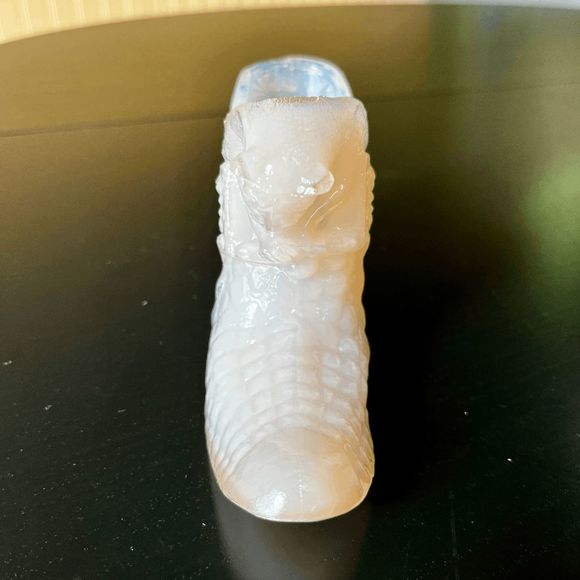 Boyd Crystal Art Glass Daisy Button Cat Slipper Pink Shoe B285 - Picture 2 of 8